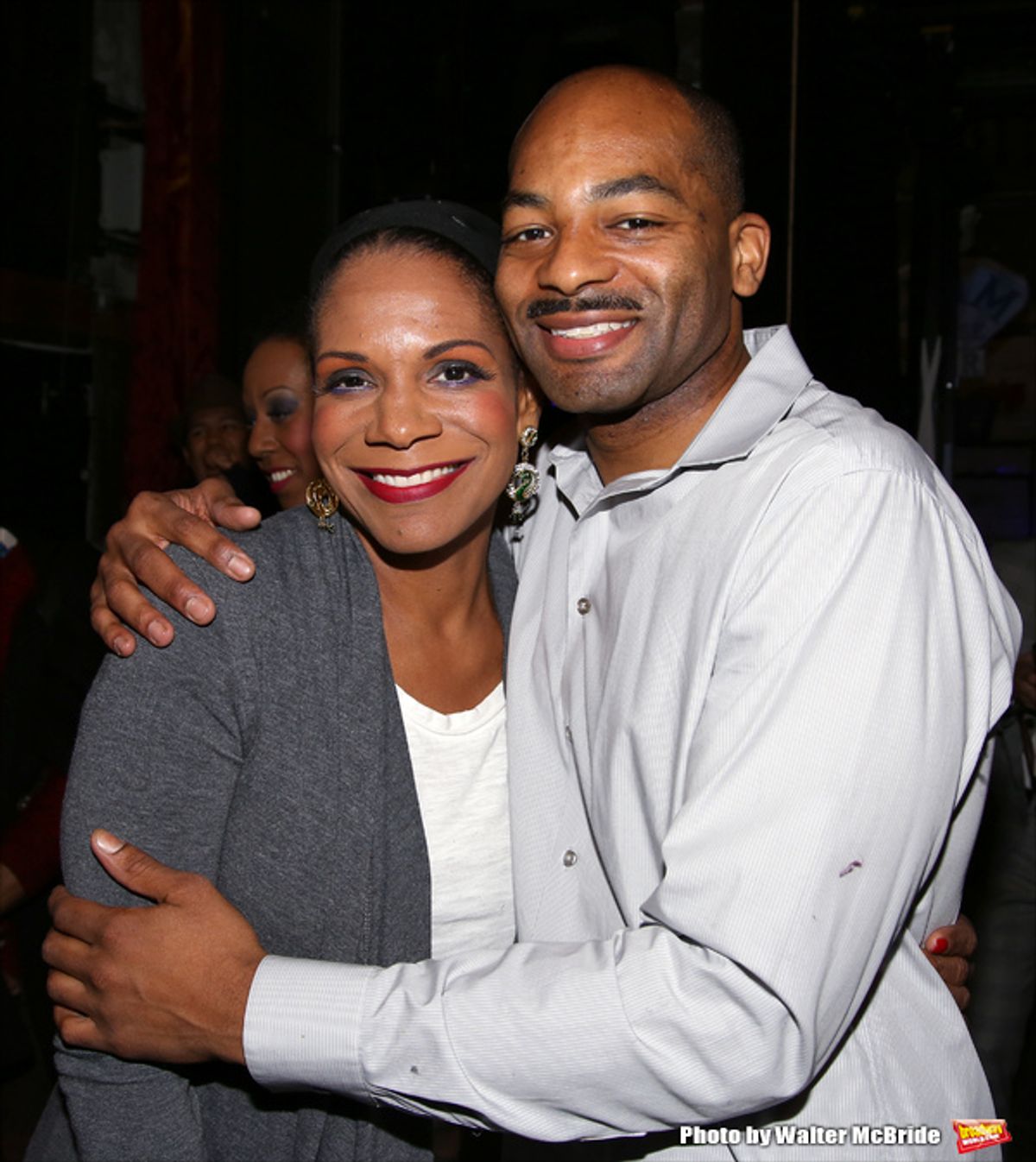 Audra McDonald and Brandon Victor Dixon at 