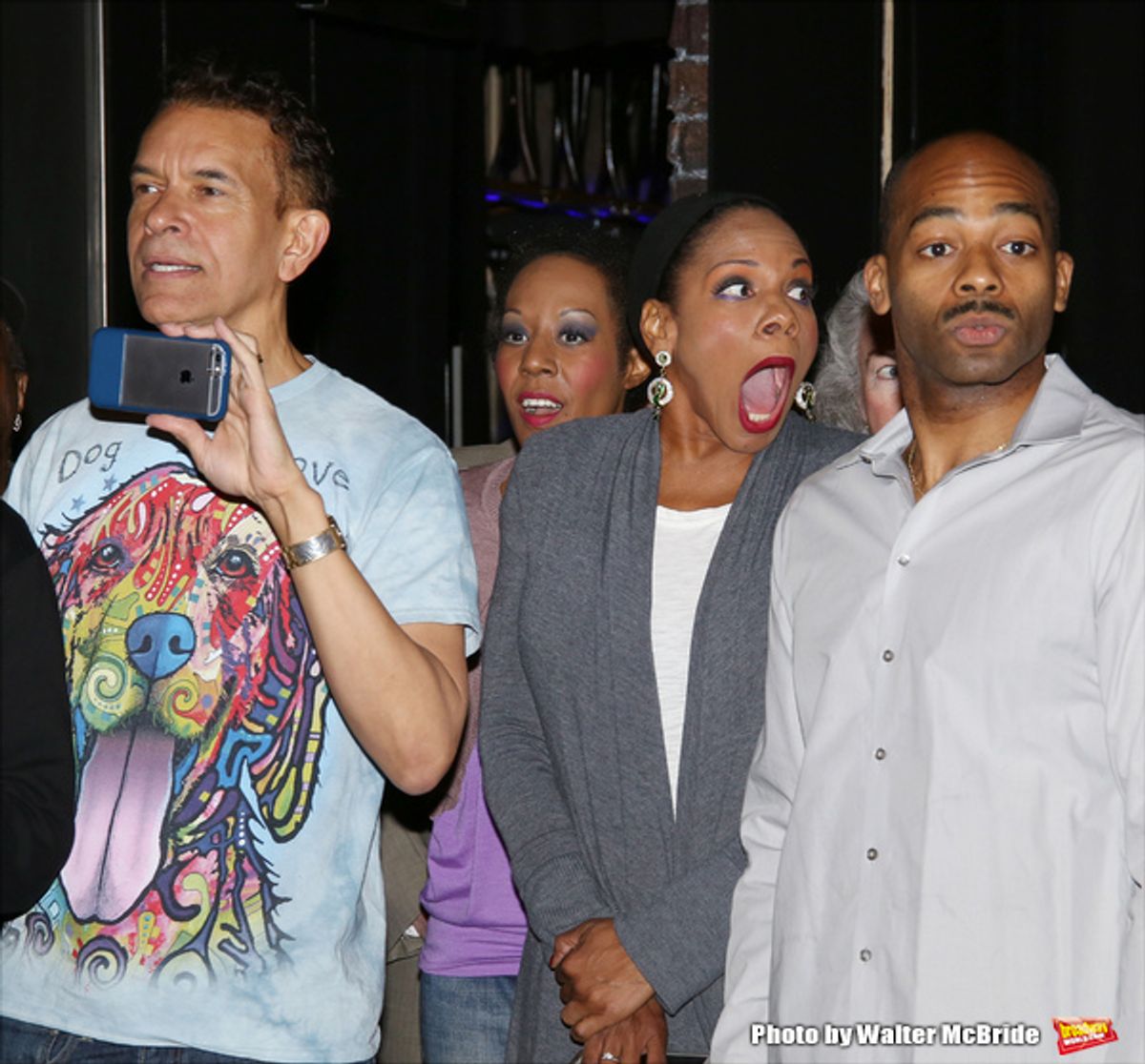 Brian Stokes Mitchell, Audra McDonald and Brandon Victor Dixon at 