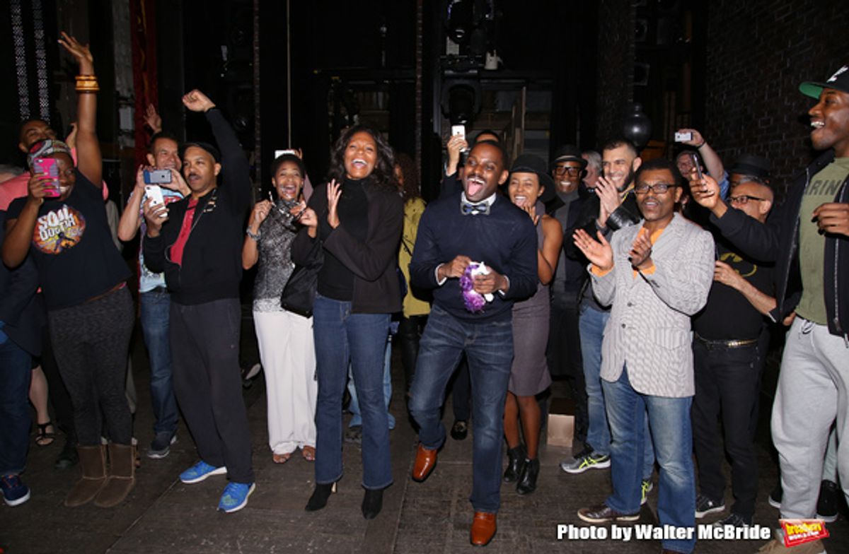 Arbender Robinson and cast  at 