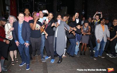 Brooks Ashmanskas, Amber Iman, Brian Stokes Mitchell, Audra McDonald, Adrrienne Warre Photo