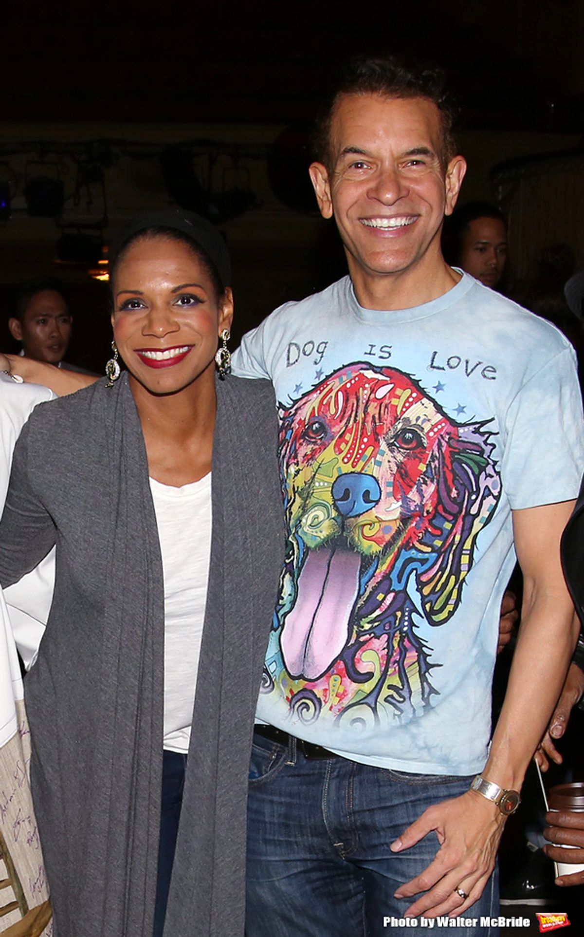 Audra McDonald and Brian Stokes Mitchell  at 