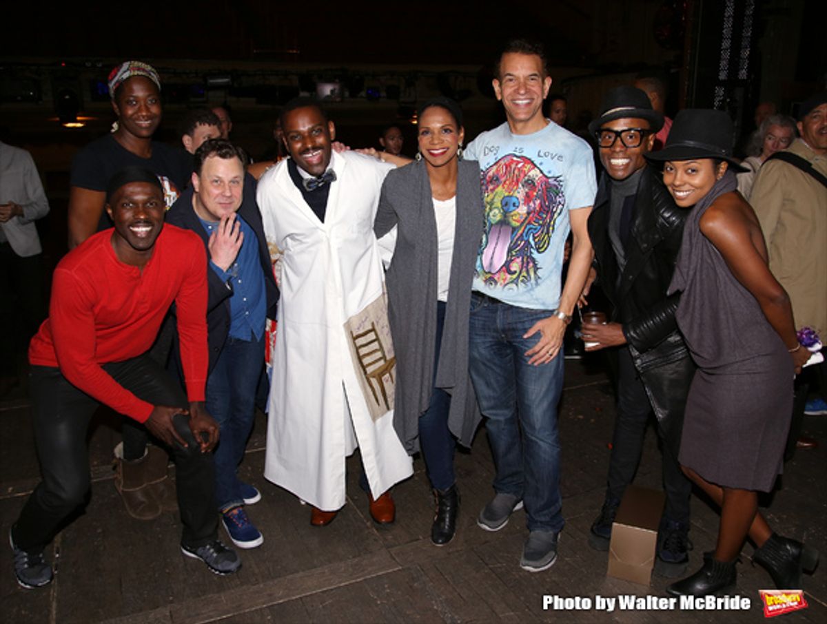Joshua Henry, Amber Iman, Brooks Ashmanskas, Arbender Robinson, Audra McDonald, Brian Stokes Mitchell, Billy Porter and Andrienne Warren  at 