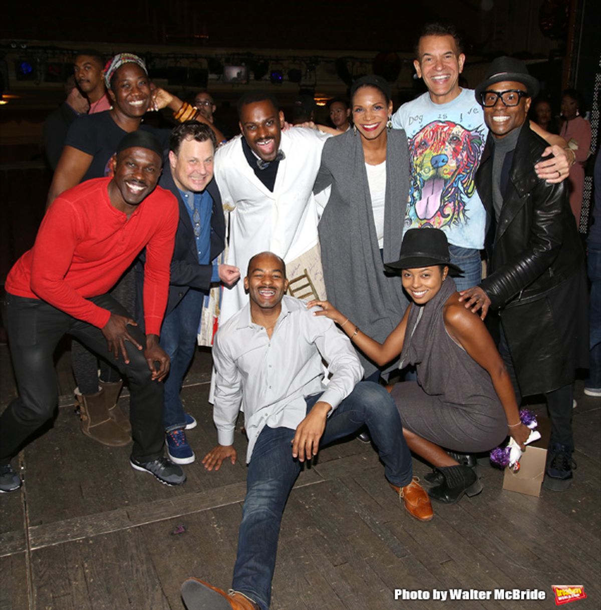 Joshua Henry, Amber Iman, Brooks Ashmanskas, Arbender Robinson, Brandon Victor Dixon, Audra McDonald, Andrienne Warren, Brian Stokes Mitchell and Billy Porter  at 
