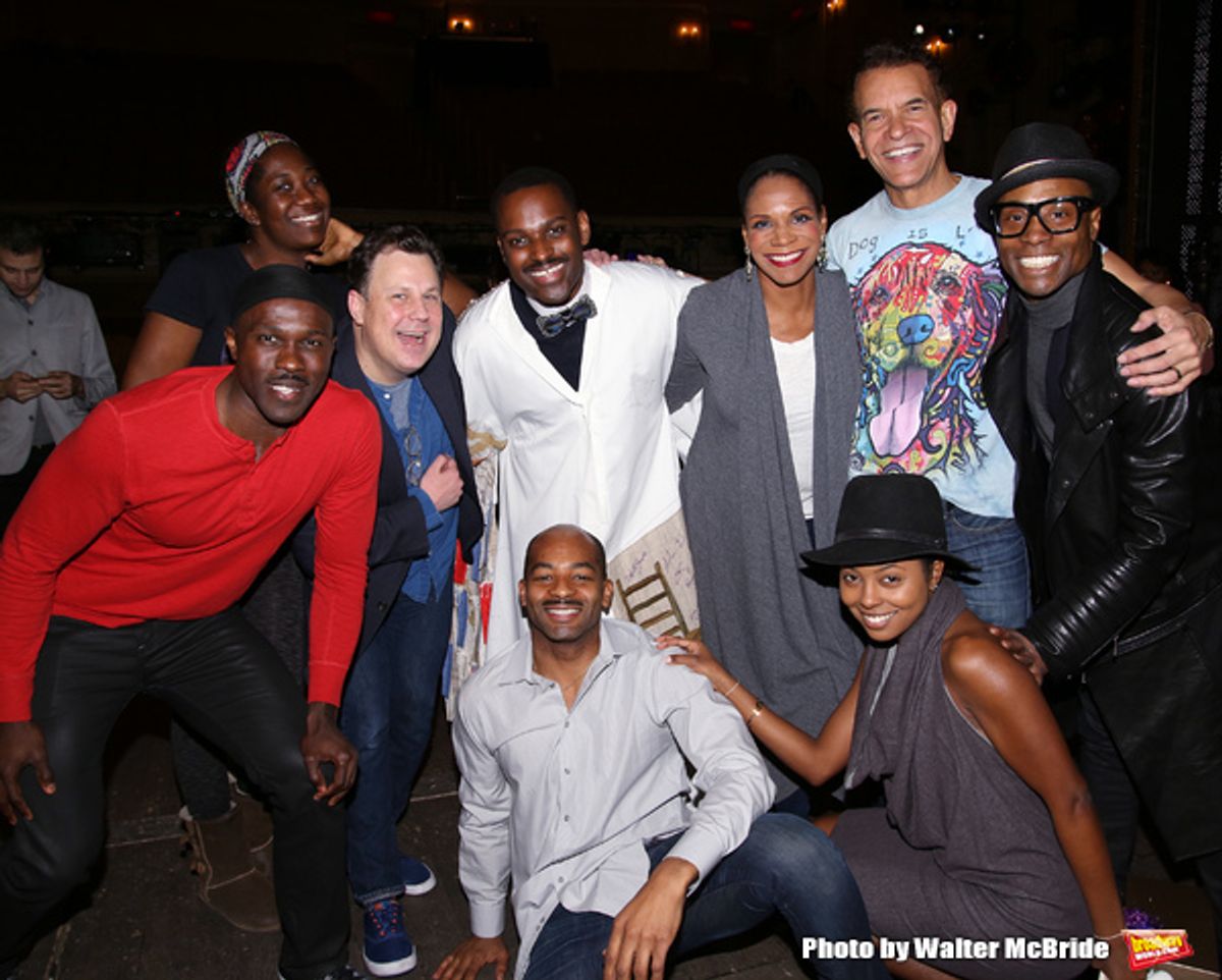Joshua Henry, Amber Iman, Brooks Ashmanskas, Arbender Robinson, Brandon Victor Dixon, Audra McDonald, Andrienne Warren, Brian Stokes Mitchell and Billy Porter  at 