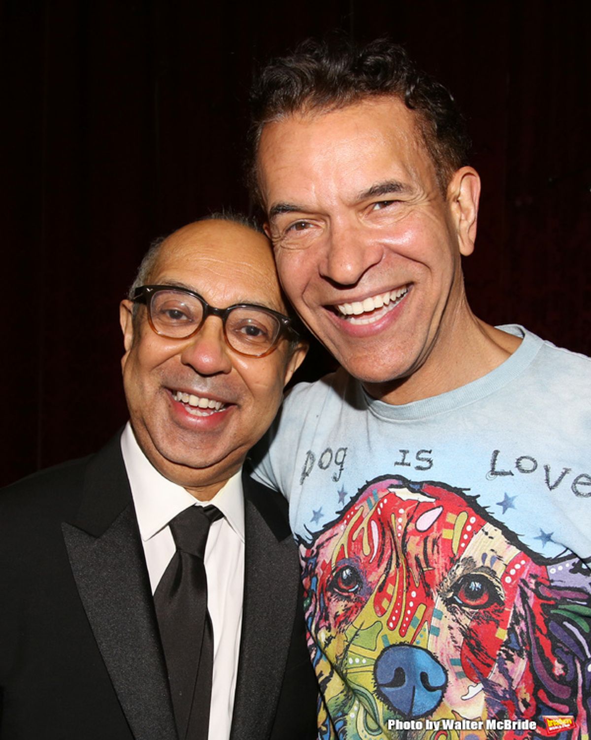 George C. Wolfe and Brian Stokes Mitchell  at 