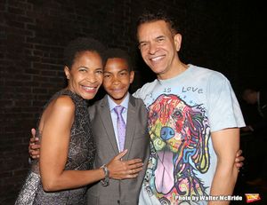 Allyson Stokes Mitchell, Ellington Stokes Mitchell and Brian Stokes Mitchell @ BroadwayWorld Allyson Stokes Mitchell, Ellington Stokes Mitchell and Brian Stokes Mitchell Photo