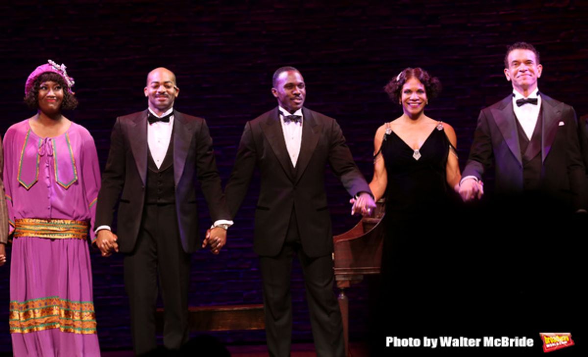 Amber Iman, Brandon Victor Dixon, Joshua Henry, Audra McDonald, Brian Stokes Mitchell at 