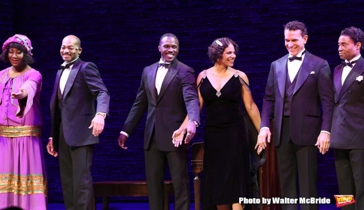 Amber Iman, Brandon Victor Dixon, Joshua Henry, Audra McDonald, Brian Stokes Mitchell, Billy Porter  at 
