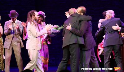 Amber Iman, Savion Glover, Brandon Victor Dixon, Joshua Henry, George C. Wolfe, Daryl Photo