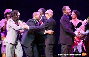 Amber Iman, Savion Glover, Brandon Victor Dixon, Joshua Henry, George C. Wolfe, Daryl Waters and Audra McDonald @ BroadwayWorld Amber Iman, Savion Glover, Brandon Victor Dixon, Joshua Henry, George C. Wolfe, Daryl Photo