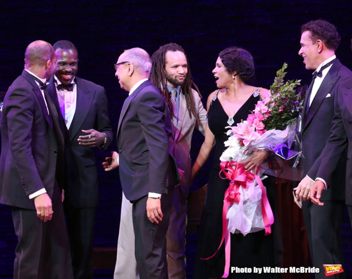 Brandon Victor Dixon, Joshua Henry, Savion Glover, George C. Wolfe, Audra McDonald, Brian Stokes Mitchell  at 