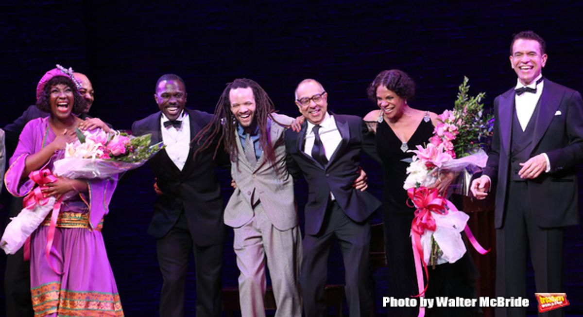 Amber Iman, Brandon Victor Dixon, Joshua Henry, Savion Glover, George C. Wolfe, Audra McDonald, Brian Stokes Mitchell  at 