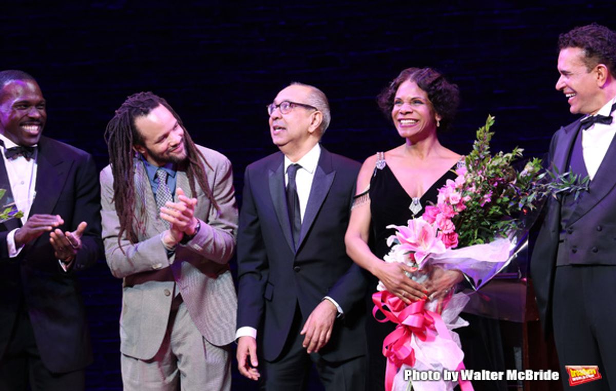 Joshua Henry, Savion Glover, George C. Wolfe, Audra McDonald, Brian Stokes Mitchell  at 