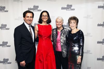 Criss Henderson, Spirit of Shakespeare Honoree Anne Pramaggiore, CST Board of s Chair Photo
