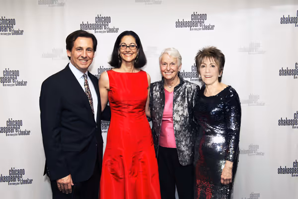 Criss Henderson, Spirit of Shakespeare Honoree Anne Pramaggiore, CST Board of s Chair Photo