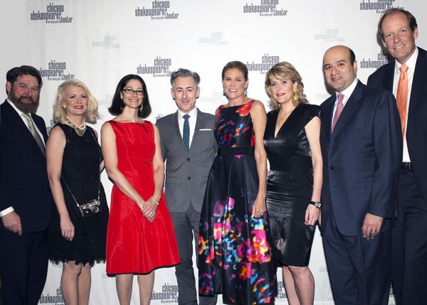 Ally and Suzette Bulley, Spirit of Shakespeare Honoree Anne Pramaggiore, Alan Cumming Photo