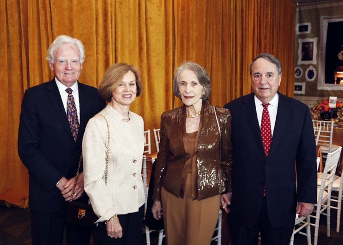Malcolm and Virginia O'Hagan with Roger S. and Julie Baskes at 