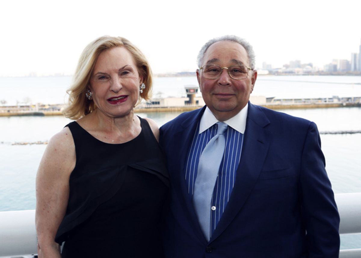 Virginia and Norman R. Bobins. Photo by Michael Litchfield. at 