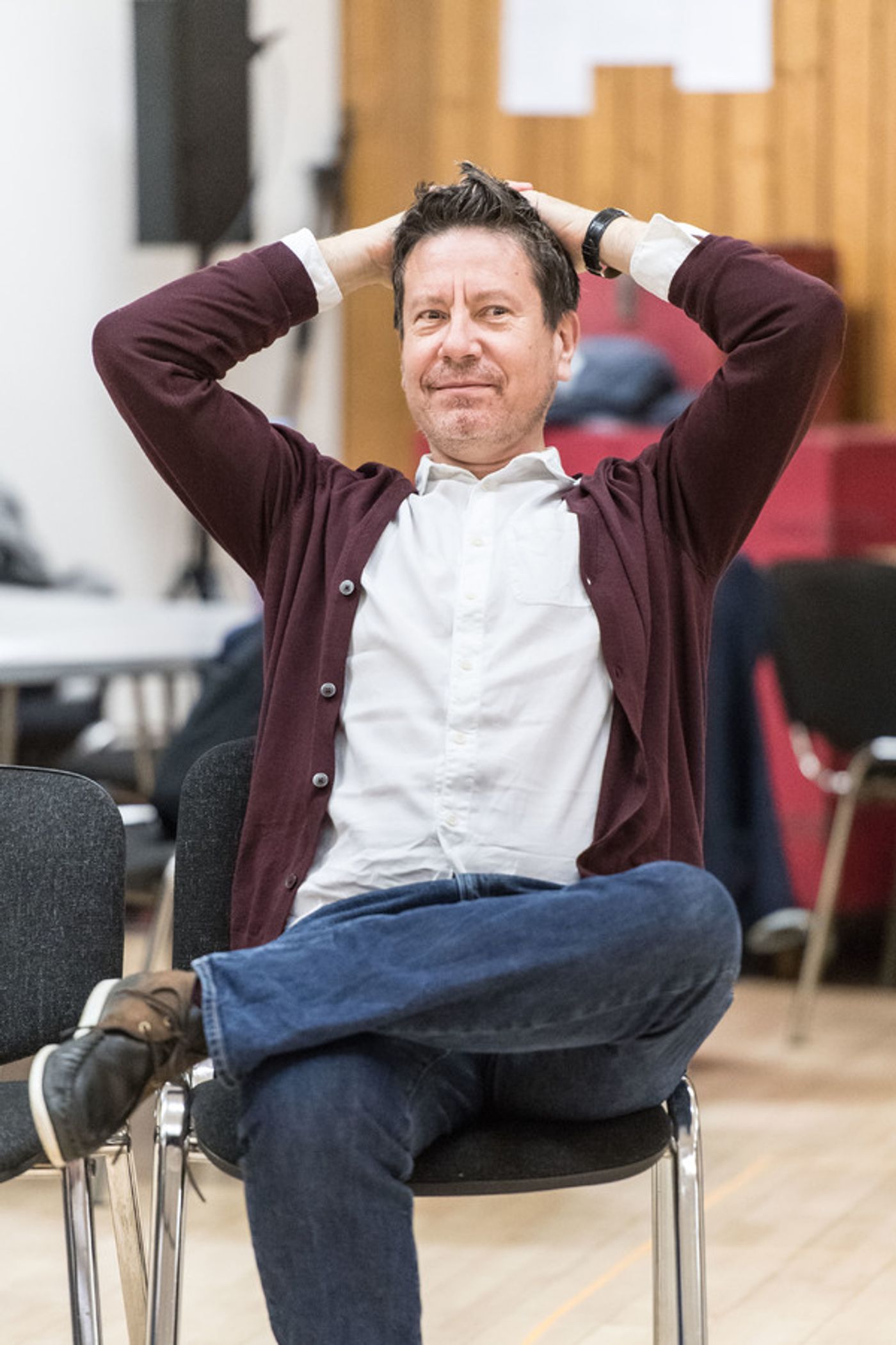 Photo Flash: In Rehearsal with Elizabeth McGovern, Ben Miles & More for National Theatre's SUNSET AT THE VILLA THALIA  Image