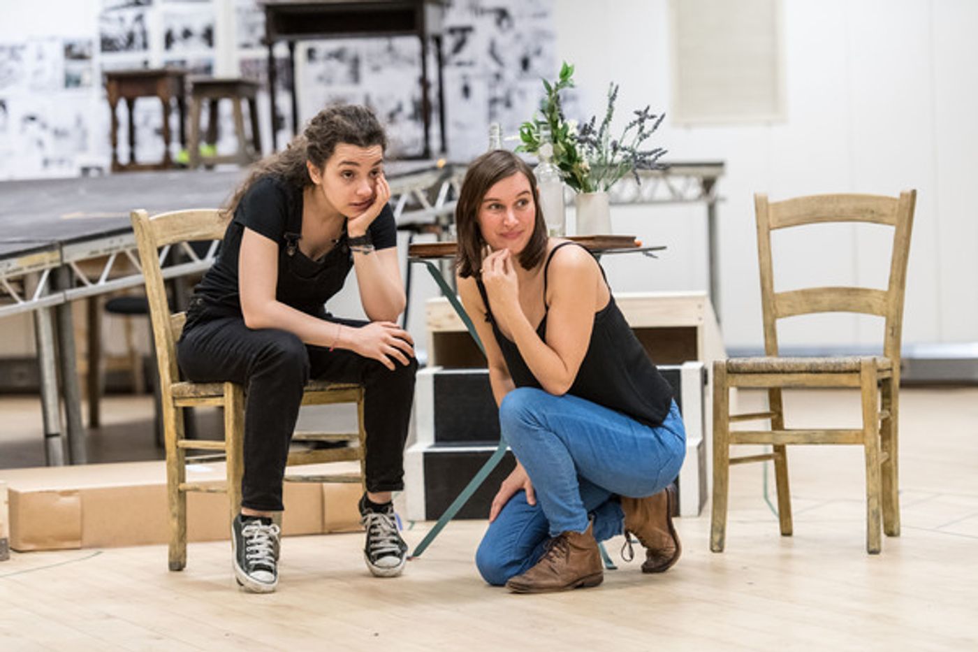 Photo Flash: In Rehearsal with Elizabeth McGovern, Ben Miles & More for National Theatre's SUNSET AT THE VILLA THALIA  Image