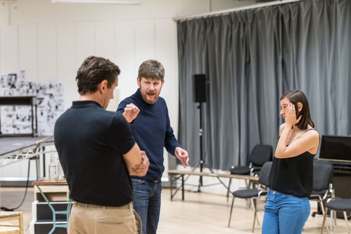 Simon Godwin, Ben Miles, Pippa Nixon at 