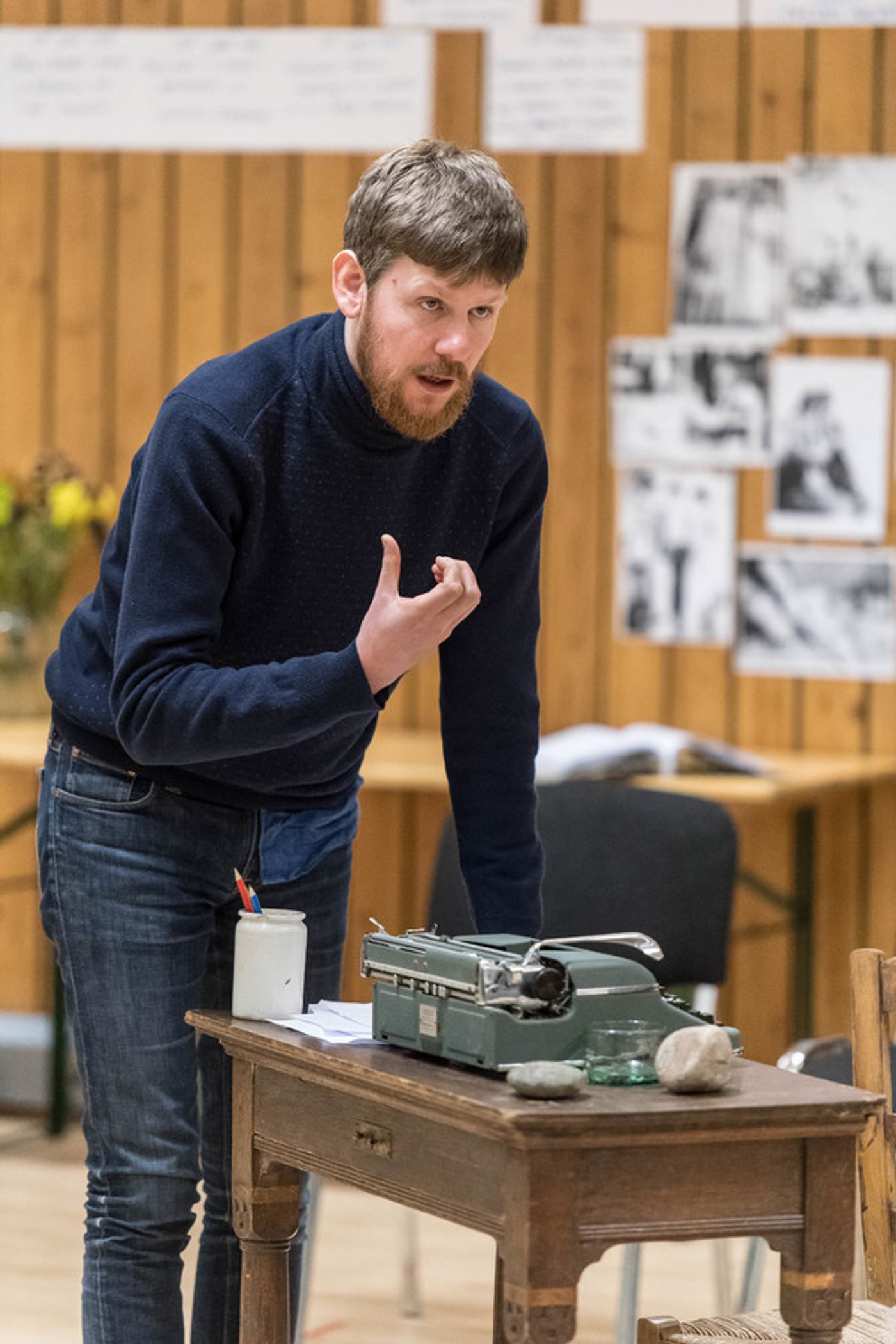 Photo Flash: In Rehearsal with Elizabeth McGovern, Ben Miles & More for National Theatre's SUNSET AT THE VILLA THALIA  Image