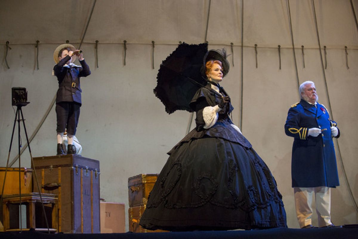 Charlie Babbo, Kate Baldwin, John Lister at 