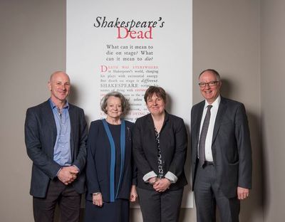 Simon Palfrey, Maggie Smith, Emma Smith and Richard Ovenden Photo