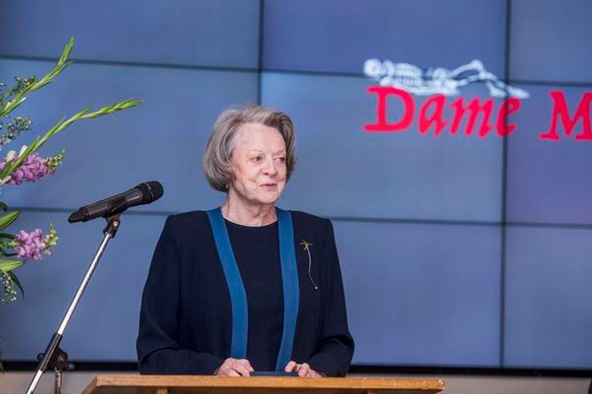 Maggie Smith at SHAKESPEARE'S DEAD opening at 
