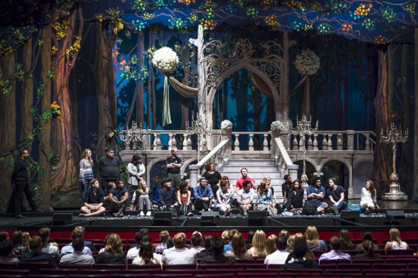 Photo Flash: USA Volleyball Visits Segerstrom Center for the Arts to See CINDERELLA!  Image