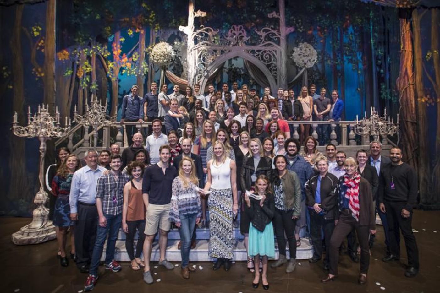 Photo Flash: USA Volleyball Visits Segerstrom Center for the Arts to See CINDERELLA!  Image