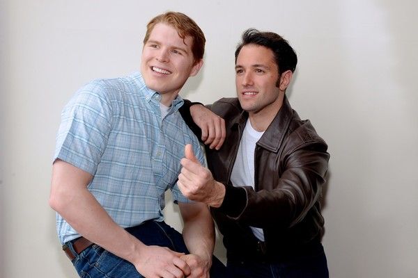 Herb Porter as Richie Cunningham and Nick Varricchio as Fonzie Photo