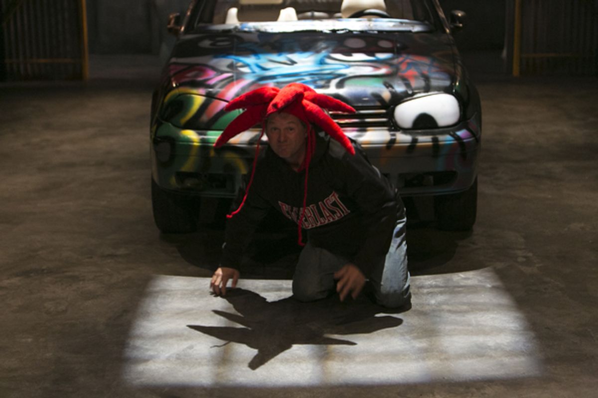 The cast of freeFall Theatre''s ''MR. BURNS'' at 