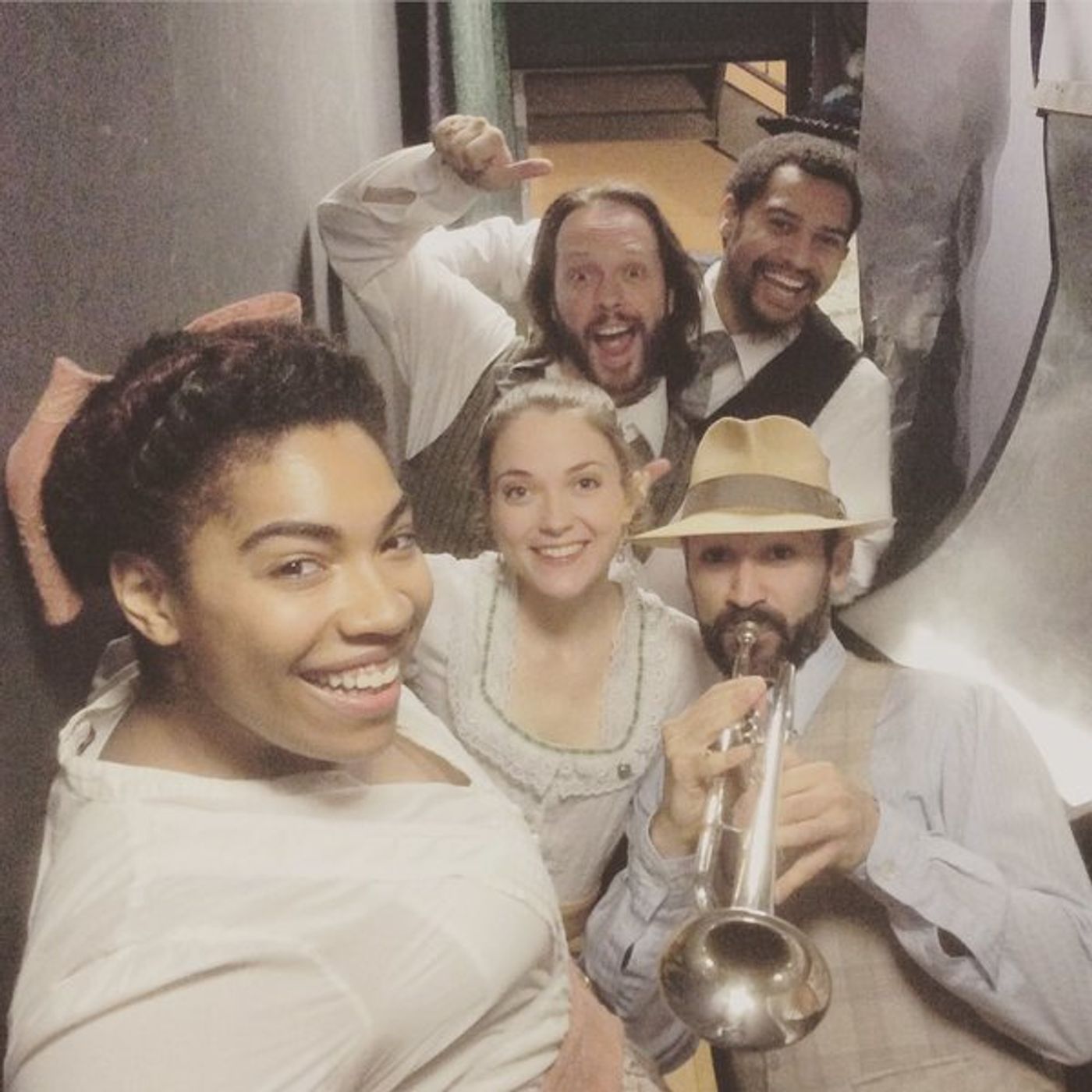 Photo Flash: BRIGHT STAR, ON YOUR FEET, and More Take Saturday Intermission Pics!  Image