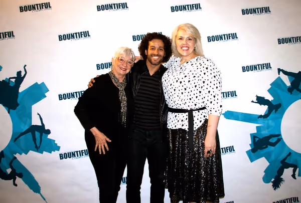 Luis Salgado and R.Evolucion Latina Advisors Maria DiDia and Stephanie Zeiler Photo