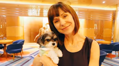 Tinkerbelle the Dog and Daisy Eagan Photo