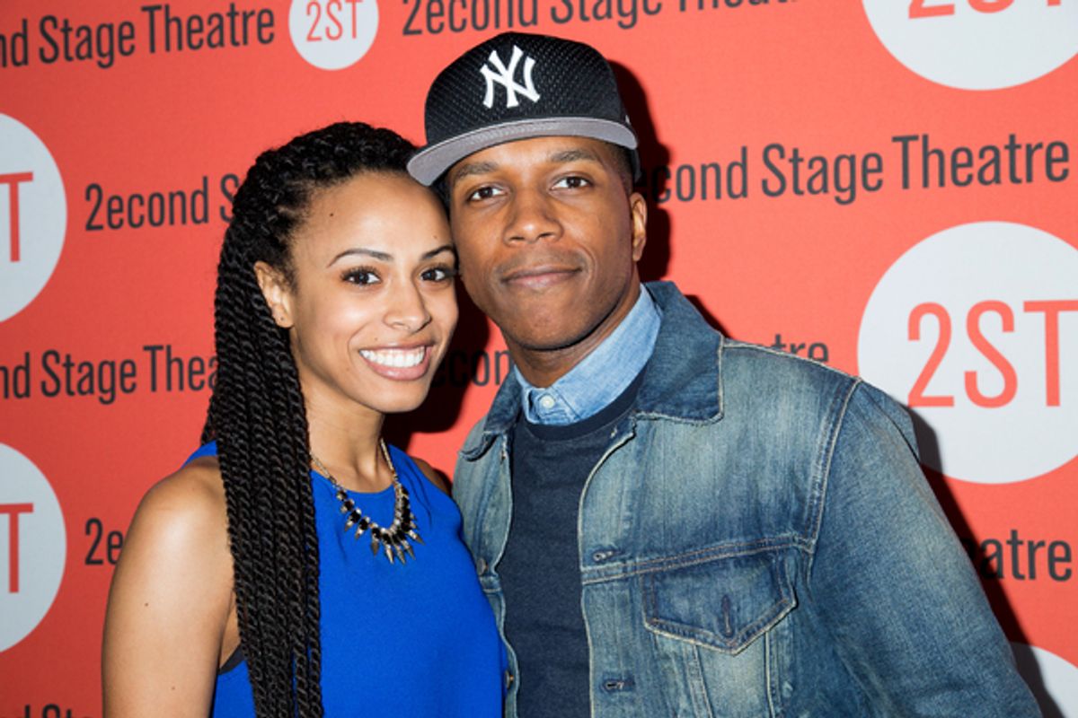 Nicolette Robinson, Leslie Odom, Jr. at 