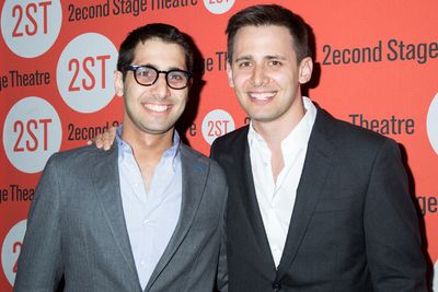 Benj Pasek and his brother Photo
