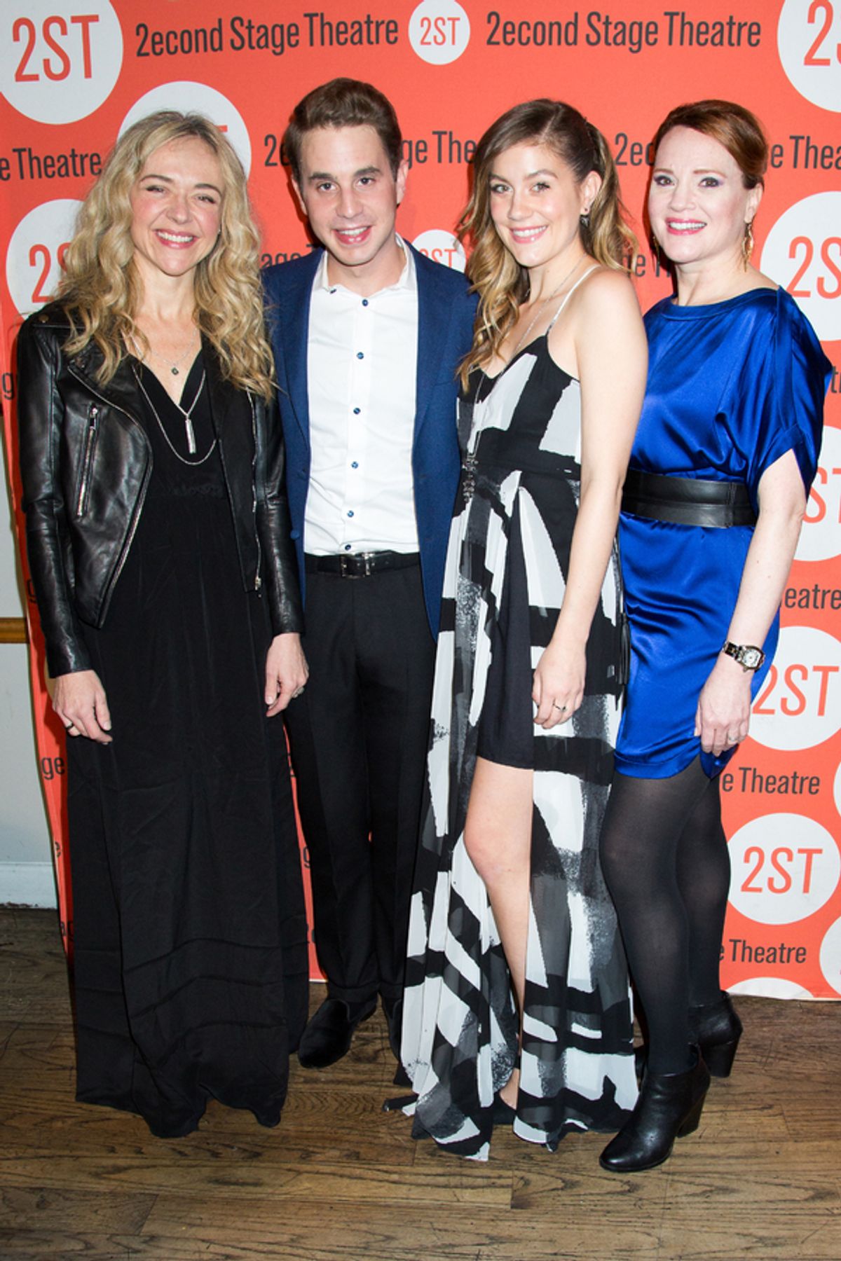 Rachel Bay Jones, Ben Platt, Laura Dreyfuss, Jennifer Laura Thompson at 