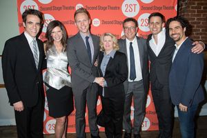 Steven Levenson, Stacey Mindich, Justin Paul, Carole Rothman, Michael Greif, Benj Pas Photo
