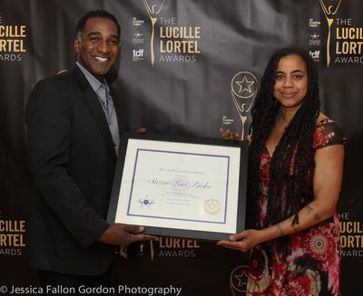 Norm Lewis and Suzan-Lori Parks Photo