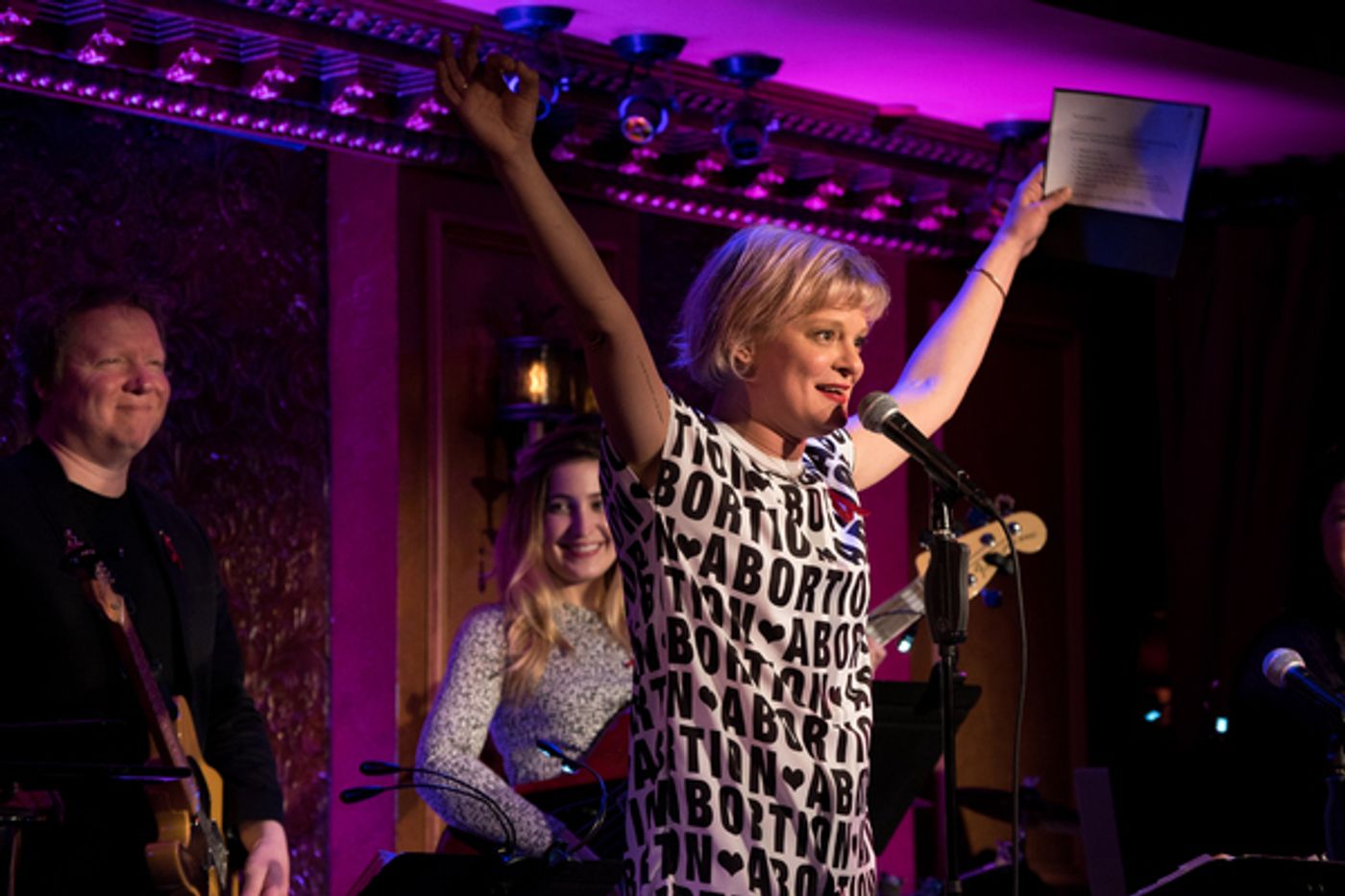 Photo Flash: Cecily Strong, Jesse Tyler Ferguson, Martha Plimpton & More Perform at A is For's BROADWAY ACTS FOR WOMEN Benefit  Image
