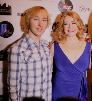 Leslie Becker with Broadway producer Michael Alden @ BroadwayWorld Leslie Becker with Broadway producer Michael Alden Photo