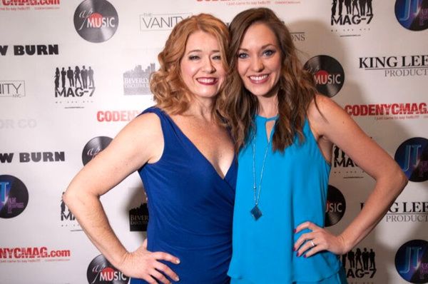 Leslie Becker with Laura Osnes Photo