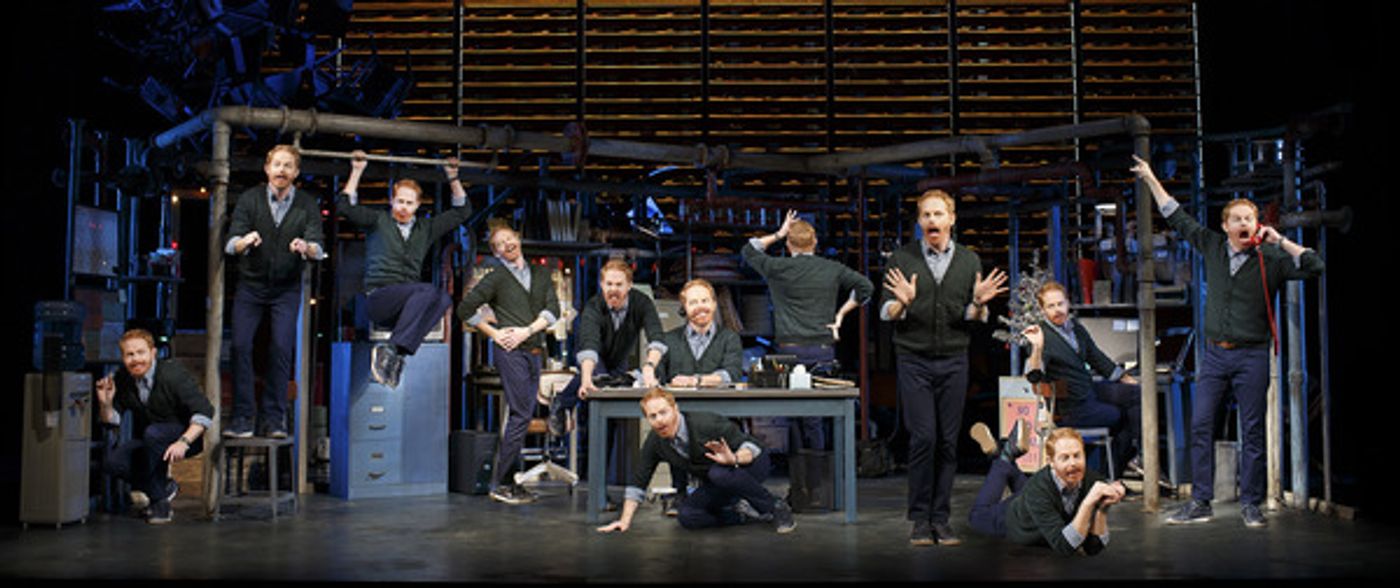 Photo Flash: Jesse Tyler Ferguson's Many FULLY COMMITTED Characters Come Together in New Composite  Image