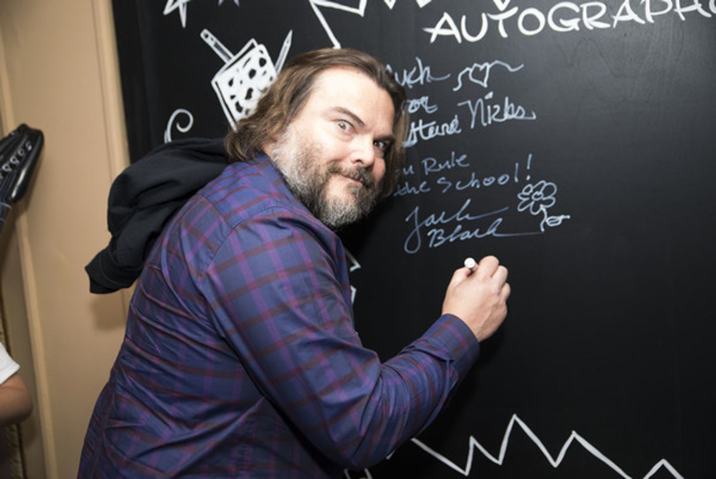 Photo Flash: Jack Black & Paul Rudd Visit Broadway's SCHOOL OF ROCK!  Image