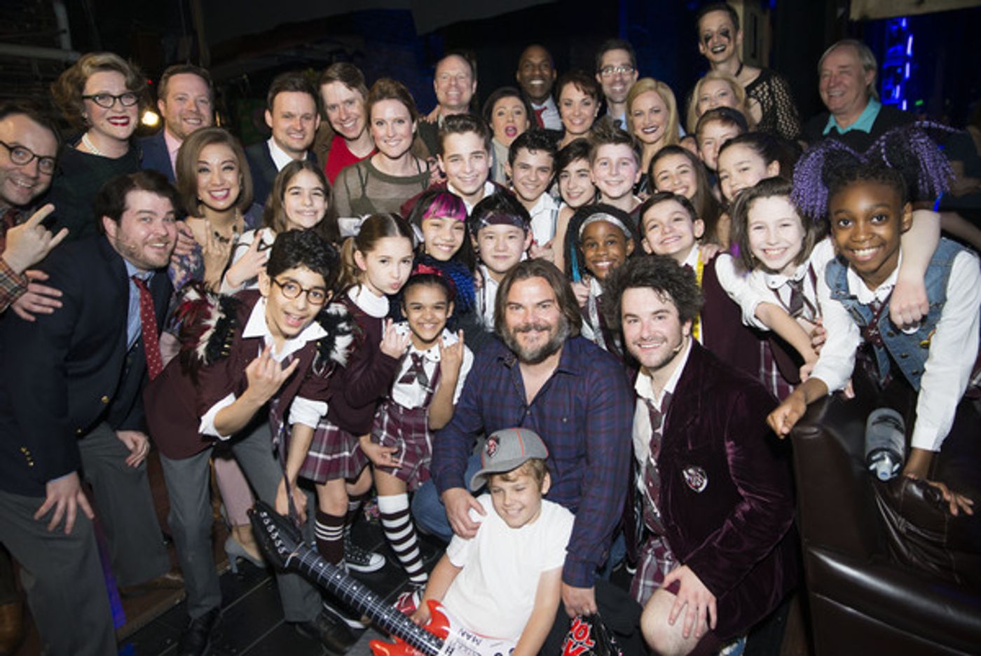 Photo Flash: Jack Black & Paul Rudd Visit Broadway's SCHOOL OF ROCK! Photo Flash: Jack Black & Paul Rudd Visit Broadway's SCHOOL OF ROCK! Image