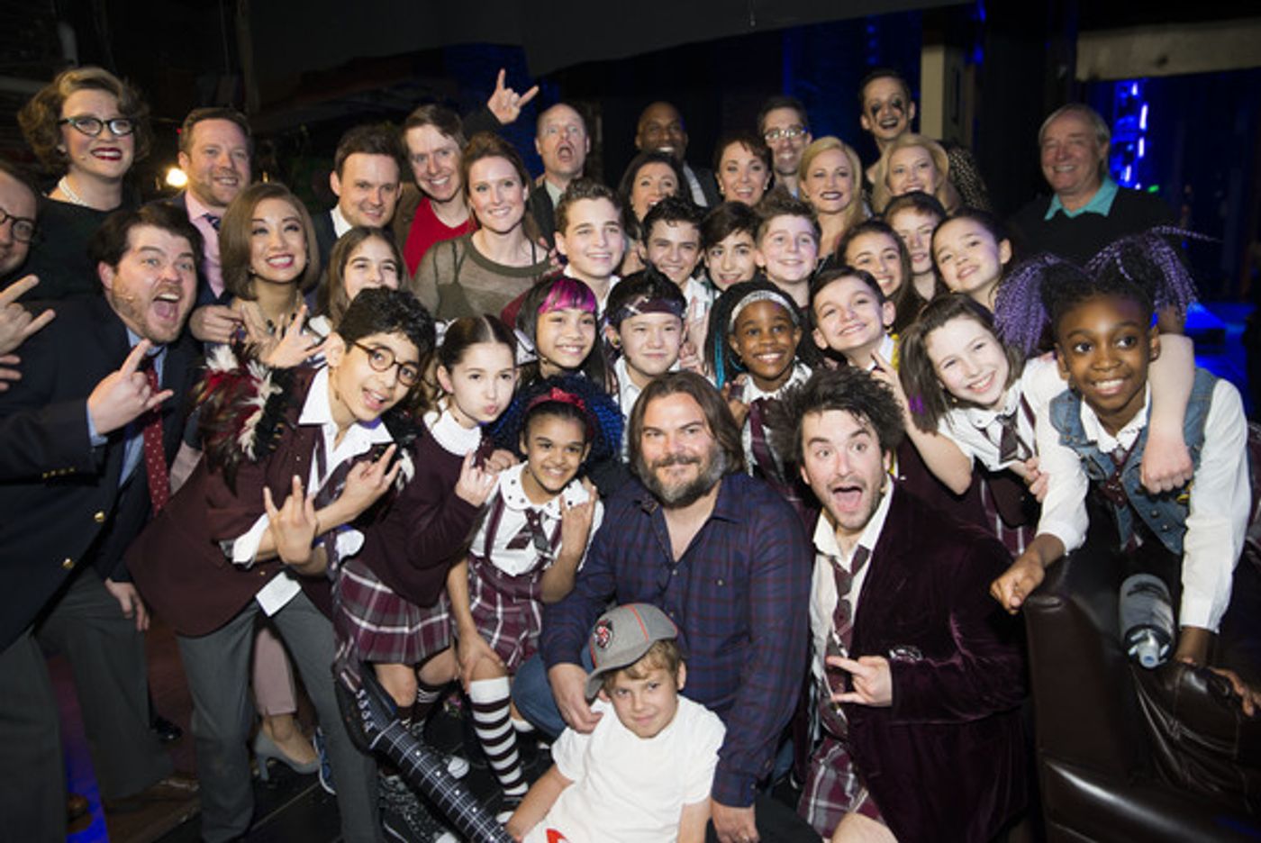 Photo Flash: Jack Black & Paul Rudd Visit Broadway's SCHOOL OF ROCK! Photo Flash: Jack Black & Paul Rudd Visit Broadway's SCHOOL OF ROCK! Image