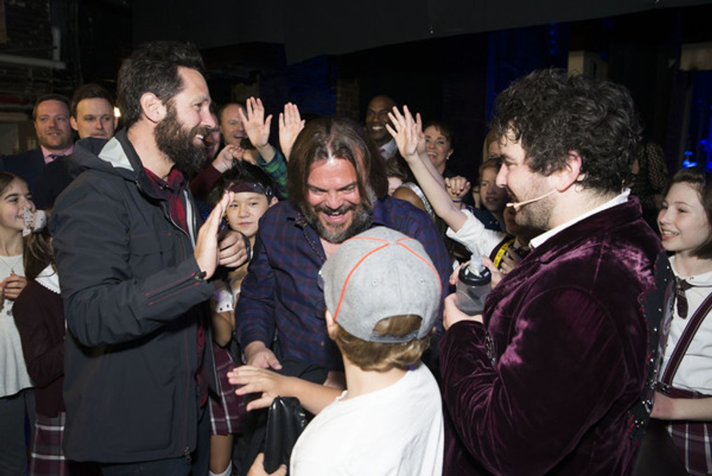 Photo Flash: Jack Black & Paul Rudd Visit Broadway's SCHOOL OF ROCK! Photo Flash: Jack Black & Paul Rudd Visit Broadway's SCHOOL OF ROCK! Image
