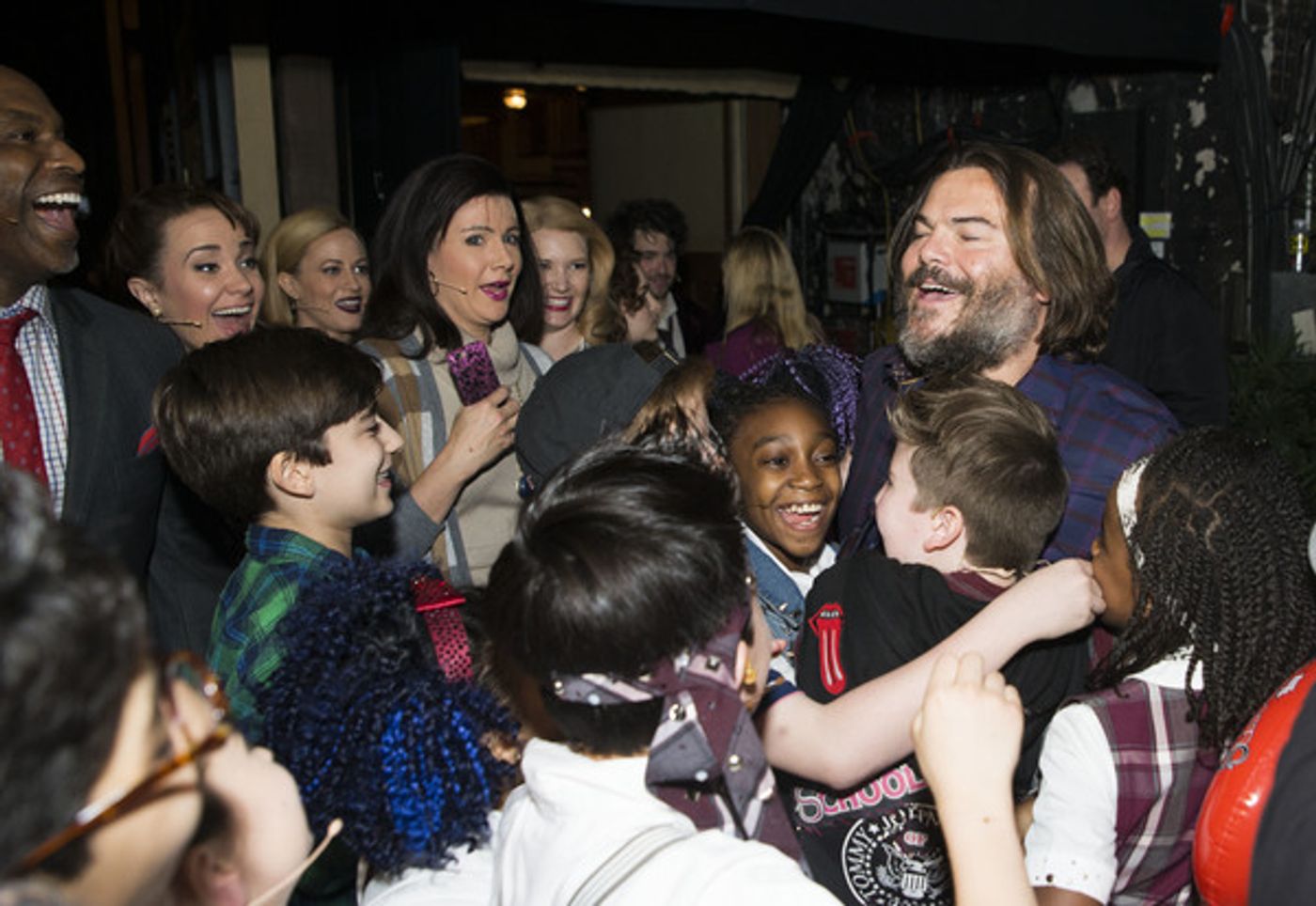 Photo Flash: Jack Black & Paul Rudd Visit Broadway's SCHOOL OF ROCK! Photo Flash: Jack Black & Paul Rudd Visit Broadway's SCHOOL OF ROCK! Image